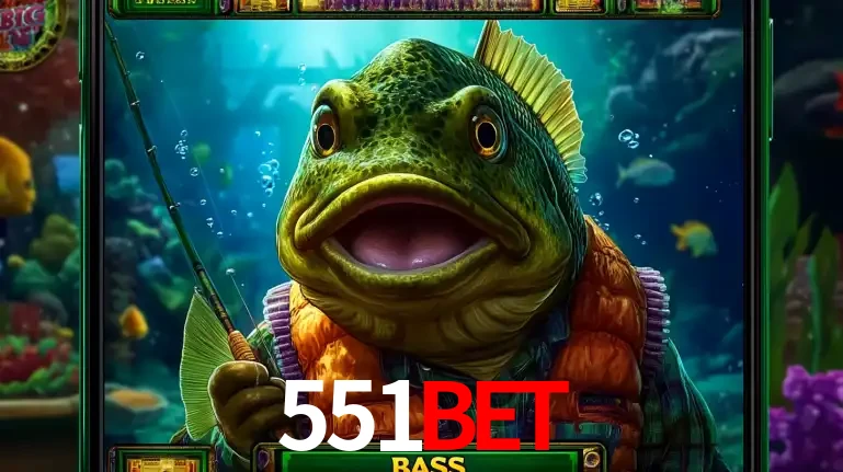 Personagem de peixe pescador do popular jogo de slot com tema de pescaria, uma das emocionantes opções de caça-níqueis para jogar e ganhar no cassino 551BET.